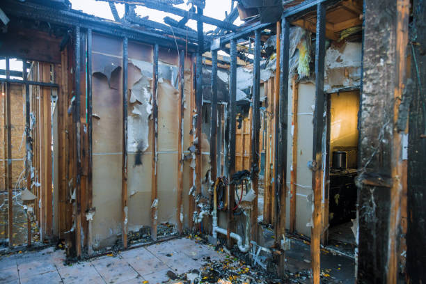 Professional Soot Cleanup technician working in Flemington, PA